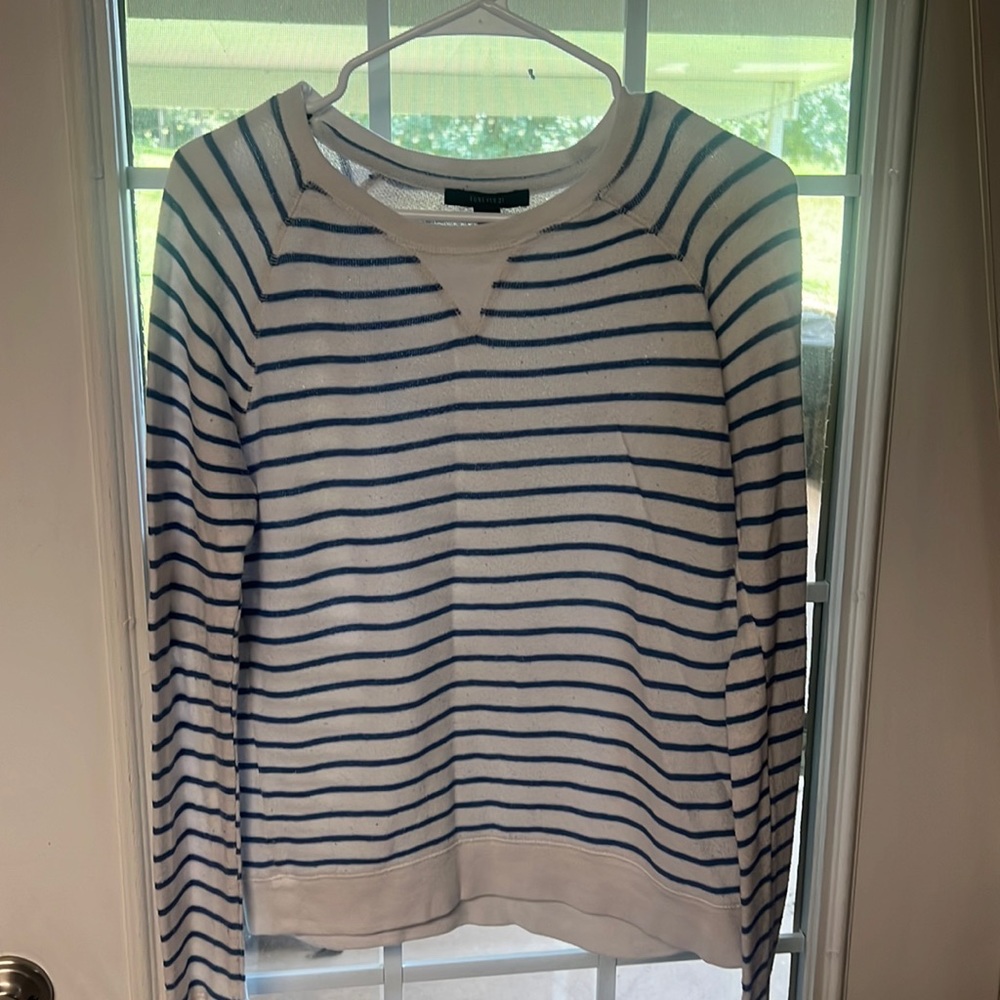 Forever 21 blue & white striped sweater